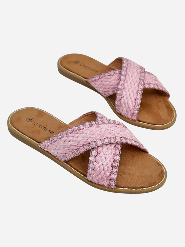 Сандали Royalfashion за жени с оплетени презрамки Bornes