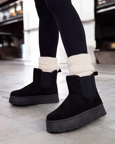 Royalfashion Дамски къси ботуши Nomas a'la snow boots