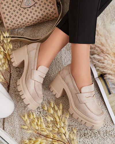 Royalfashion Дамски мокасини на ток Narvoti