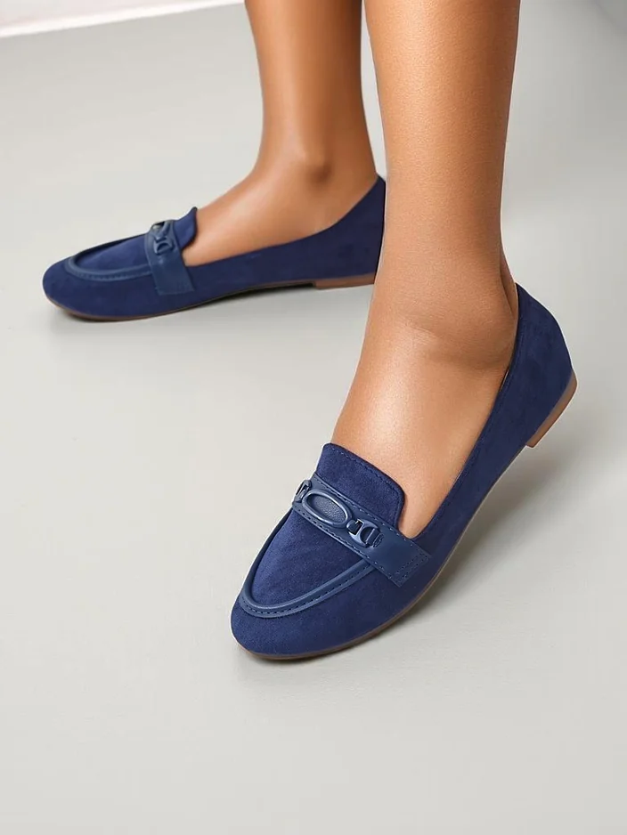 Royalfashion Женски еко-джинсови мокасини Zammei