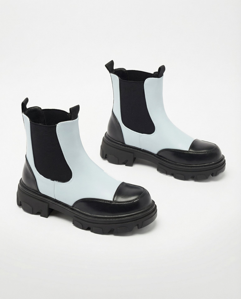 Royalfashion Сини дамски ботуши Userrus