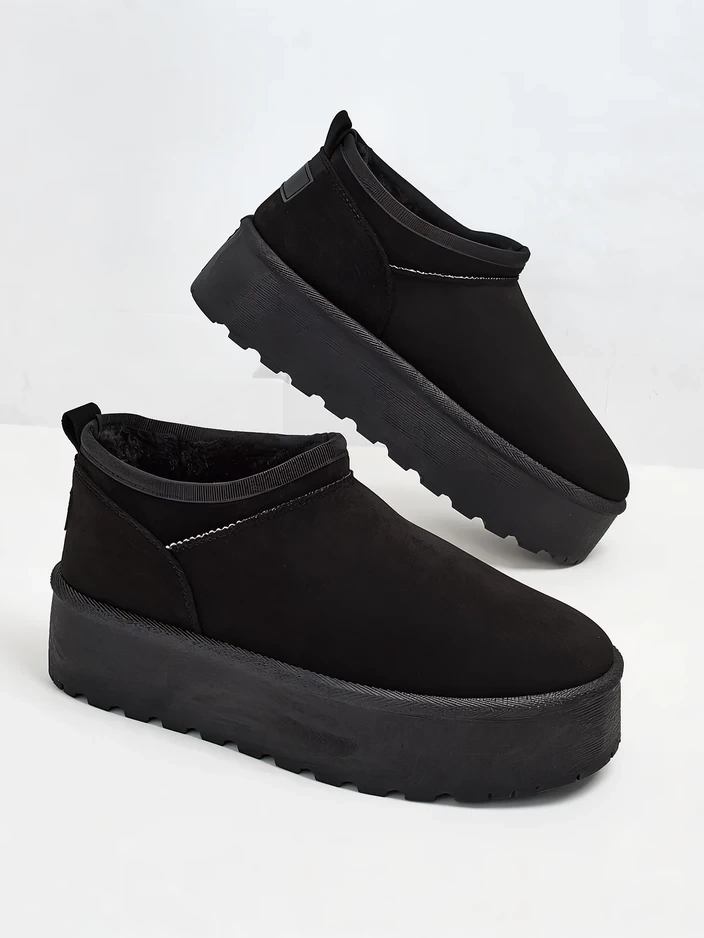 Royalfashion Дамски къси ботуши a'la snow boots Ozozi