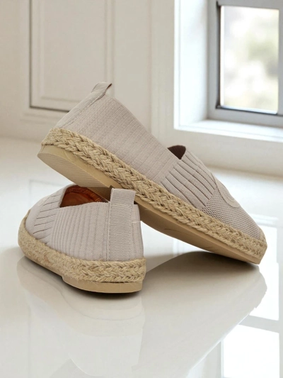 Aurelia Espadrile Royalfashion Бежови – Плоски дамски обувки тип „slip-on“