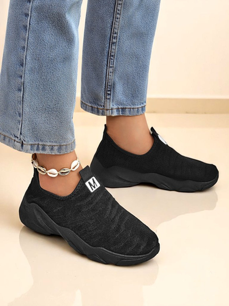 Royalfashion Дамски спортни обувки Flex Move от плат, които се обуват лесно