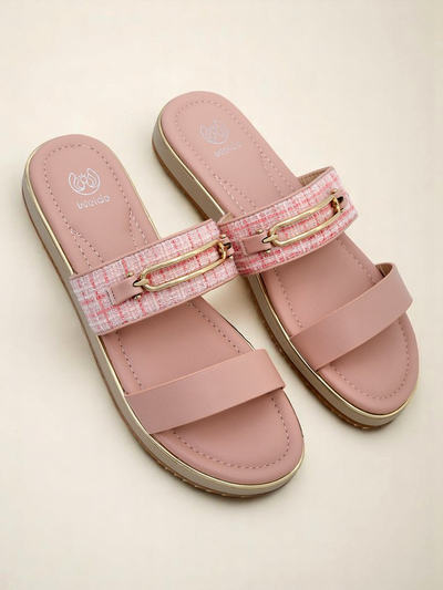 Royalfashion Дамски сандали с равна подметка Mamma