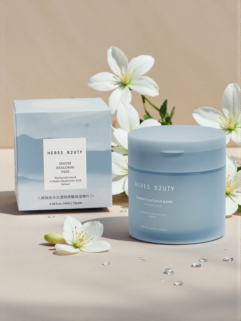 Памучни козметични тампони - хидратиращи, с хиалуронова киселина