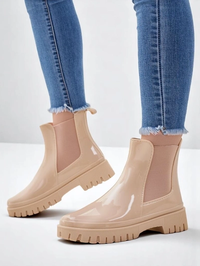 Royalfashion Лакирани дамски дъждовни обувки EriEri