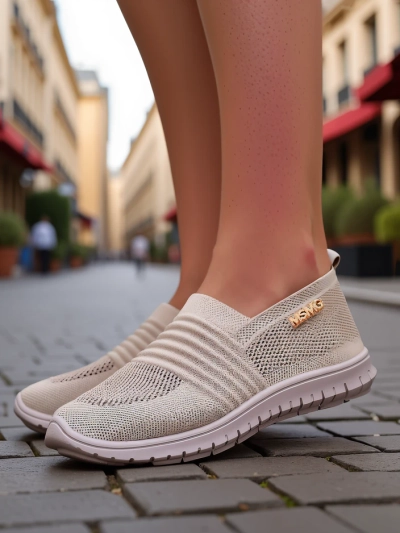 Royalfashion Дамски спортни мокасини Sortpes