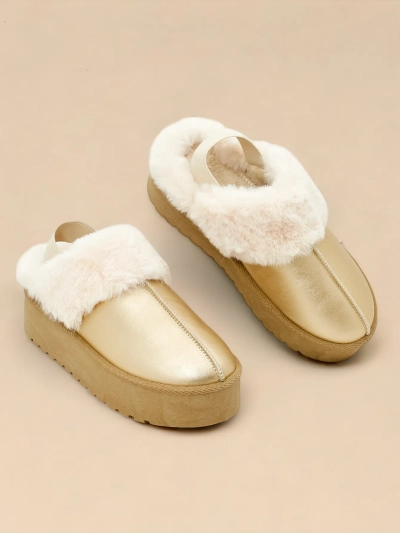 Royalfashion Къси женски боти без ток в стил на снежни боти за жени Ebiz