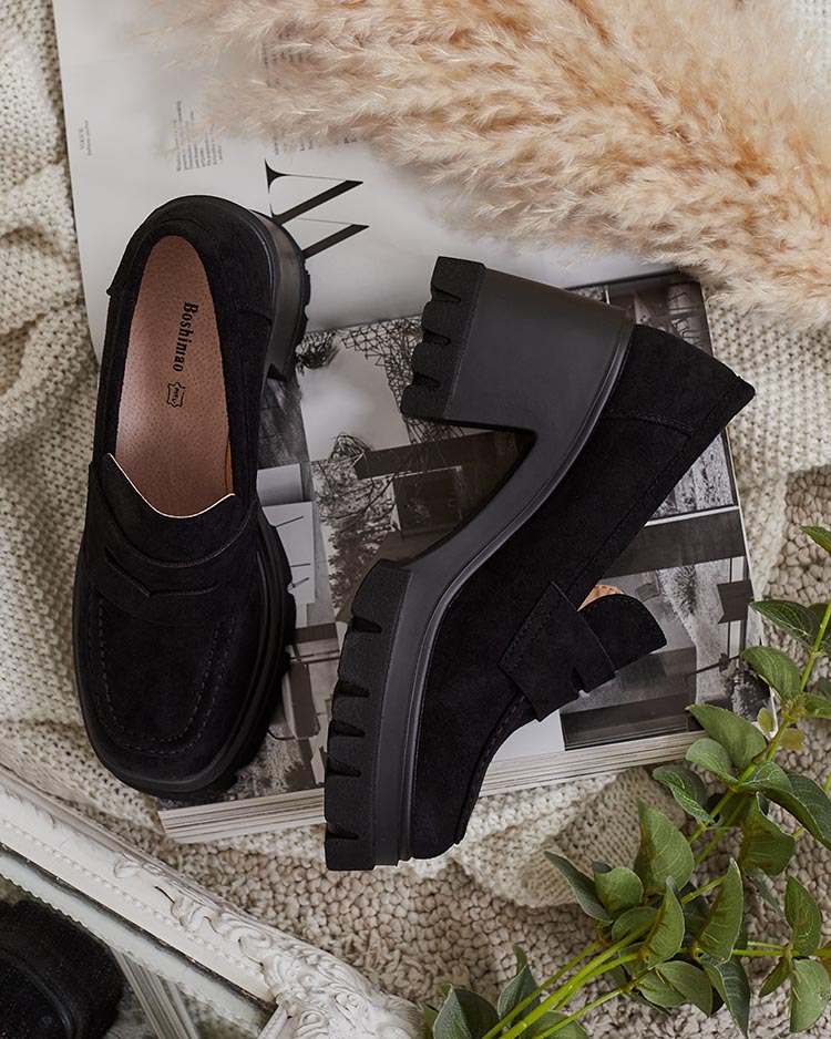 Royalfashion Дамски мокасини на ток Narvoti