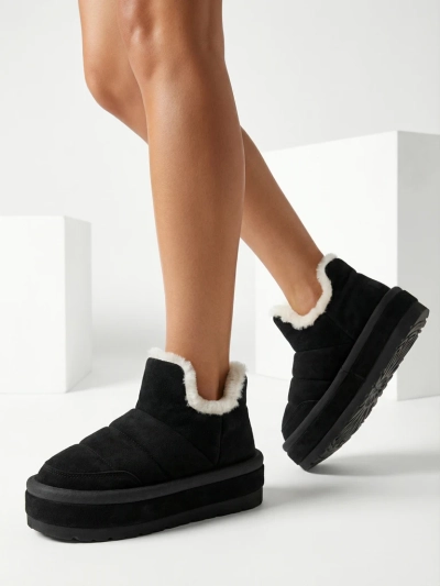 Royalfashion Дамски къси ботуши Zoeno a'la snow boots