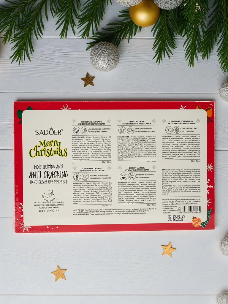 Sadoer Коледен комплект кремове за ръце