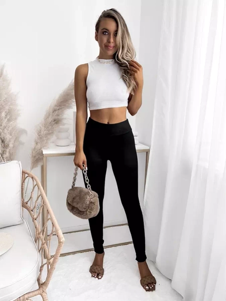 Затоплен черен дамски клин- Облекло