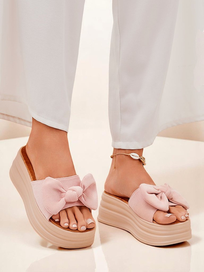 Royalfashion Дамски чехли на платформа Givan