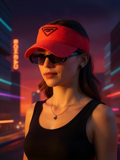 Royalfashion Неонова козирка Glow Sun Visor