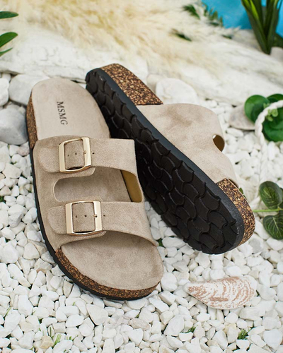 Royalfashion Дамски джапанки с катарами Foumy