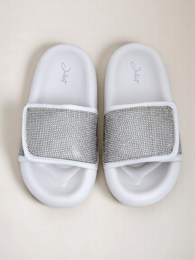 Royalfashion Дамски чехли на плоска подметка Sparkle Step