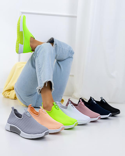 Różowe damskie wsuwane buty sportowe Banila - Obuwie