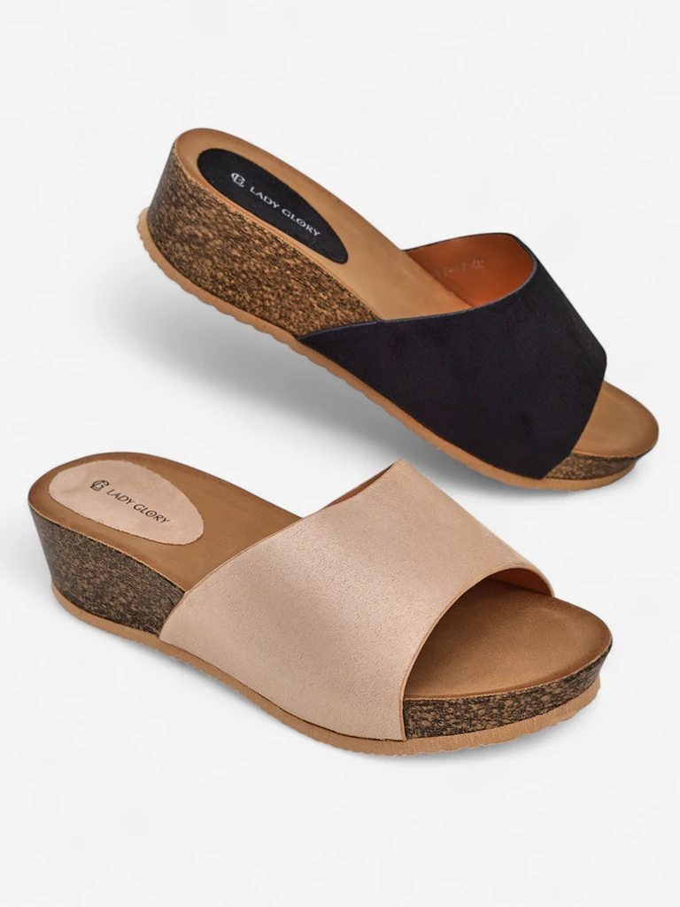 Royalfashion дамски сандали с ниска платформа Maderas