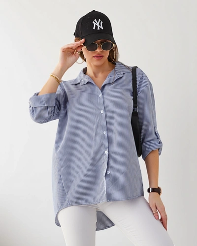 Royalfashion Жена риза с райета