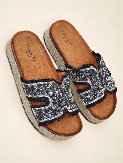 Royalfashion дамски чехли с декорации Candy Candy