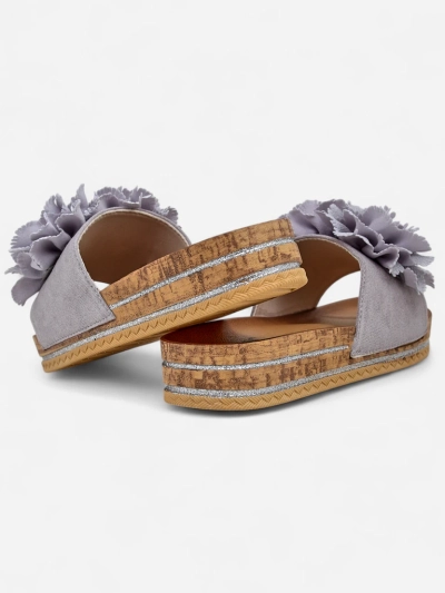 Тапи Royalfashion за жени с цветя Focce