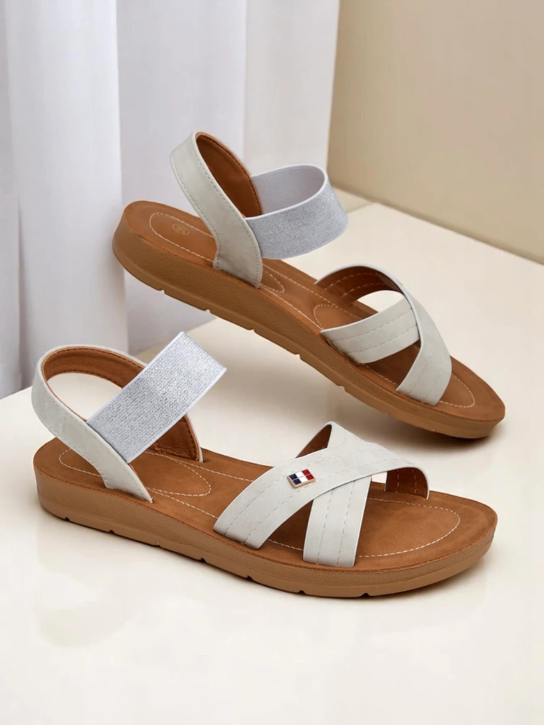 Дамски сандали с еластични каишки Royalfashion Zerefis