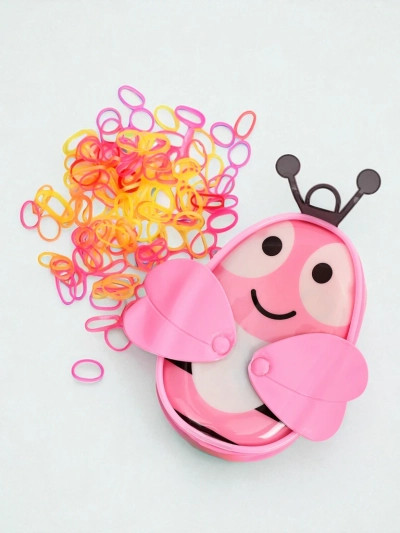 Royalfashion Многоцветни силиконови ластици за коса Пчеличка