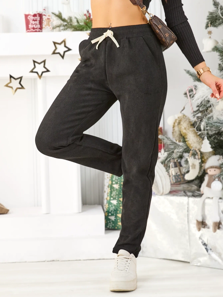 Royalfashion Топли дамски панталони с големи размери