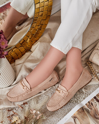 Royalfashion Дамски ажурни мокасини Mill