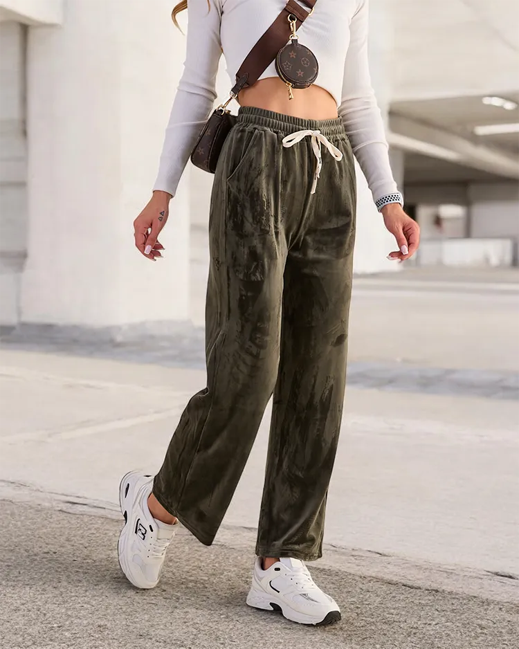 Royalfashion Дамски потници a'la velour