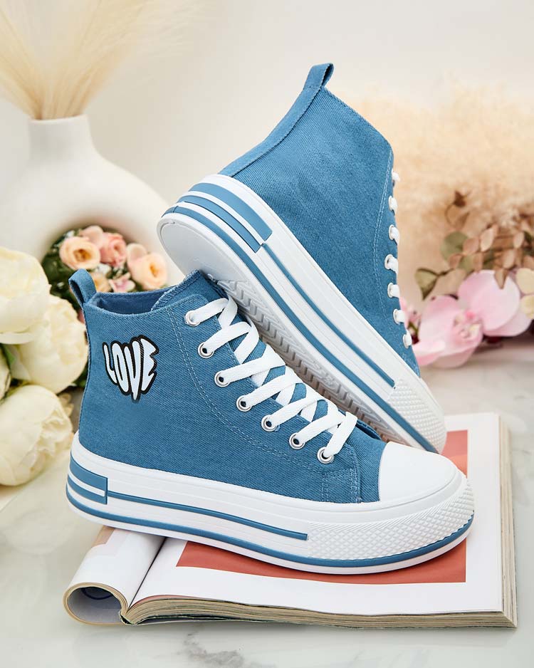 Royalfashion Дамски спортни маратонки с принт