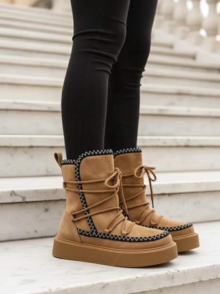 Royalfashion Женски терлици с връзки Siozi