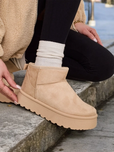 Royalfashion Къси снежни ботуши за жени Fofio