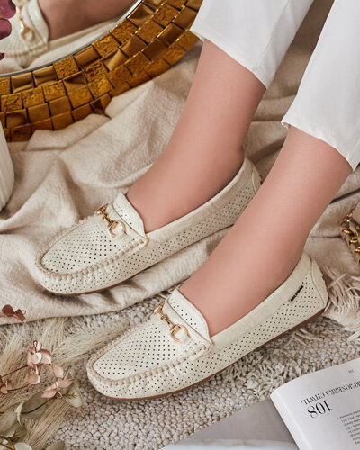 Royalfashion Дамски ажурни мокасини Mill