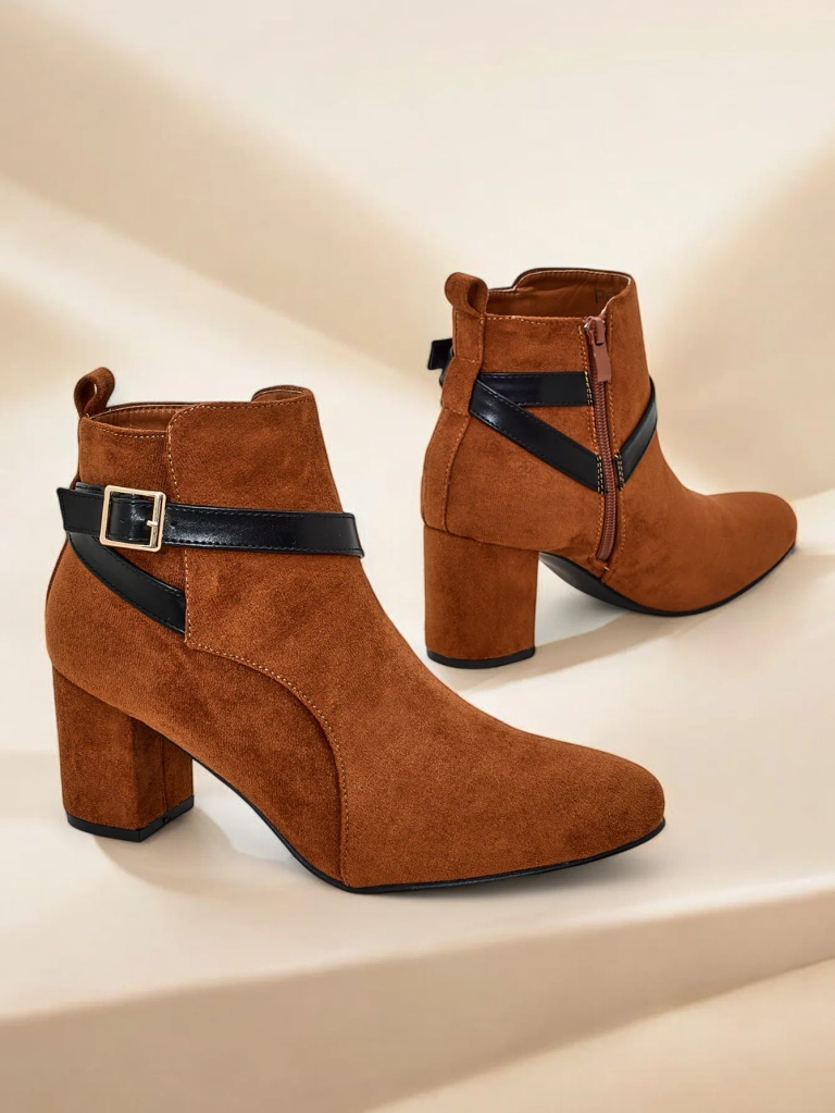 Дамски платформени глезенски боти Royalfashion Eloron