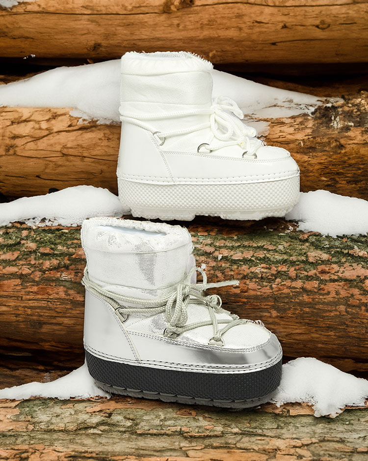 Royalfashion Дамски ботуши за сняг с дантела Yevnoie