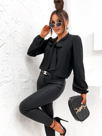 Дамска блуза Royalfashion с панделка