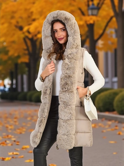 Дамско яке Royalfashion с отделни ръкави