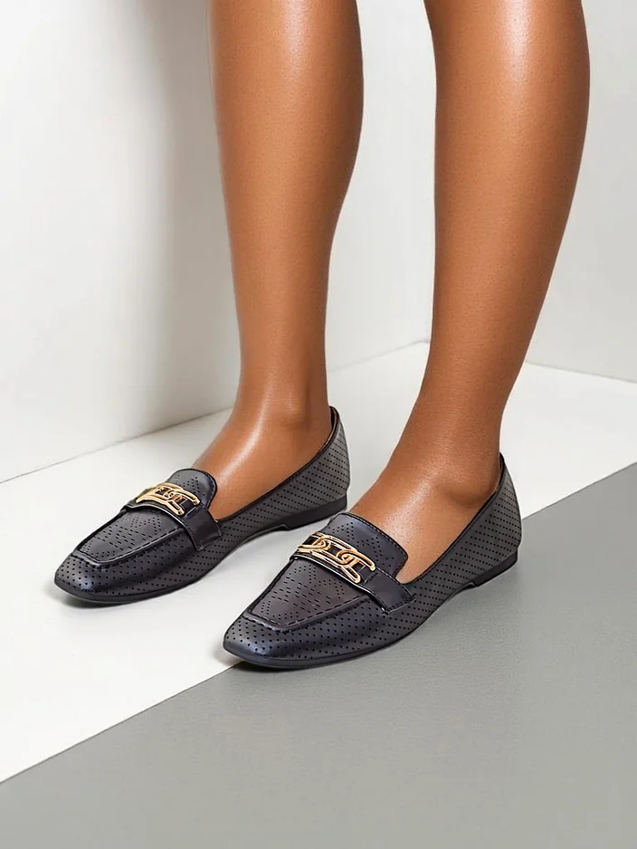 Royalfashion Отворени дамски мокасини Besione