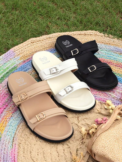Royalfashion дамски чехли от еко кожа EcoTwins Slides