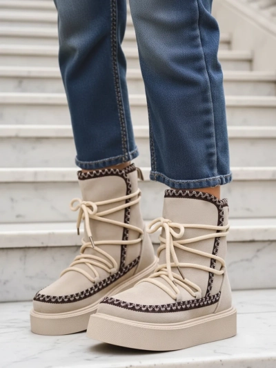 Royalfashion Жени ботуши с връзки за сняг Siozi