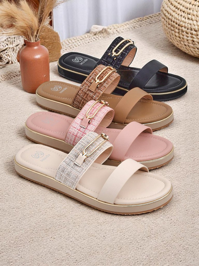 Royalfashion Дамски чехли с равна подметка Mamma