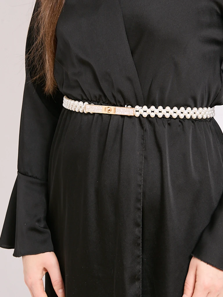 Дамски колан Giulietta Perla Елегантна пластмасова кука 65-85 см