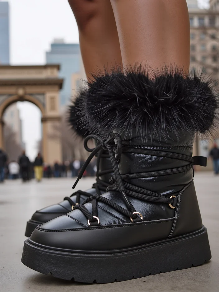 Royalfashion дамски снежни ботуши Melioz
