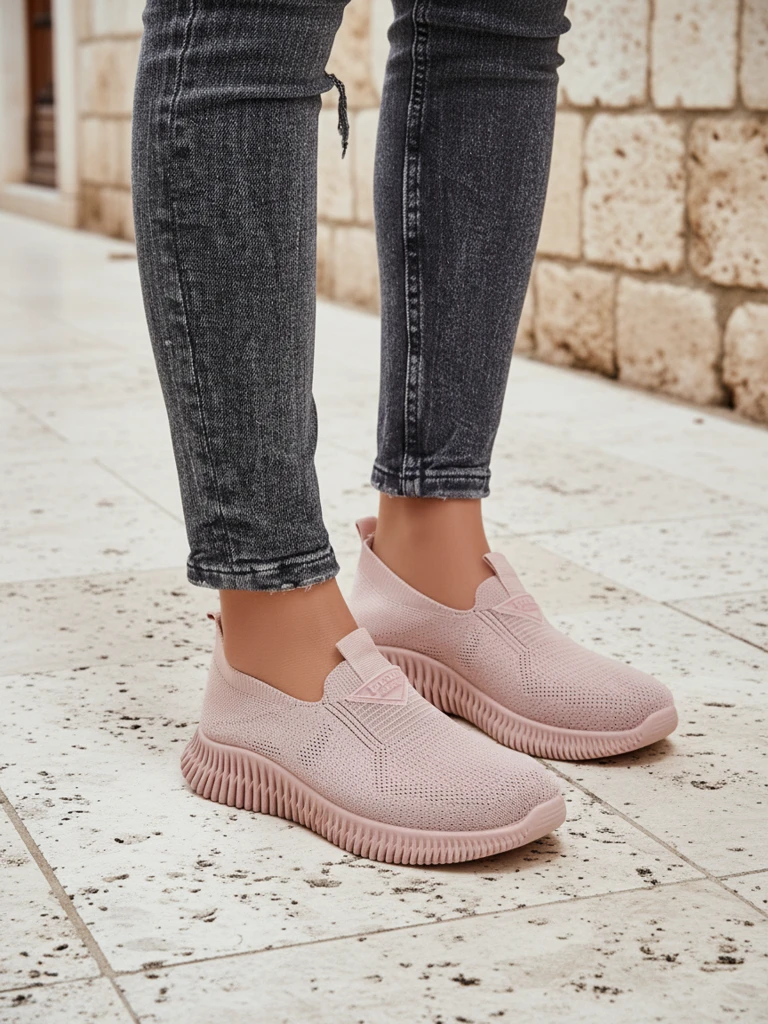 Royalfashion Дамски спортни обувки Serra, тип slip-on, от текстил