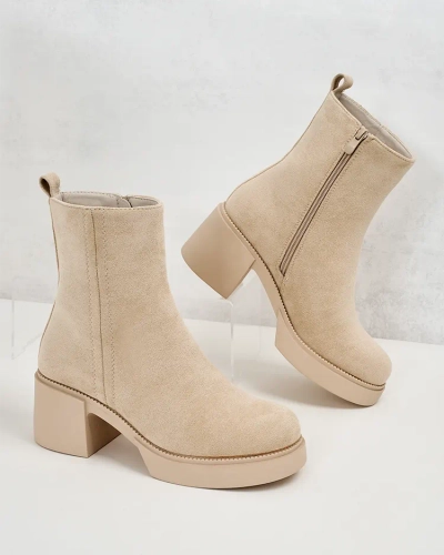 Royalfashion Дамски ботуши с токчета Tratta