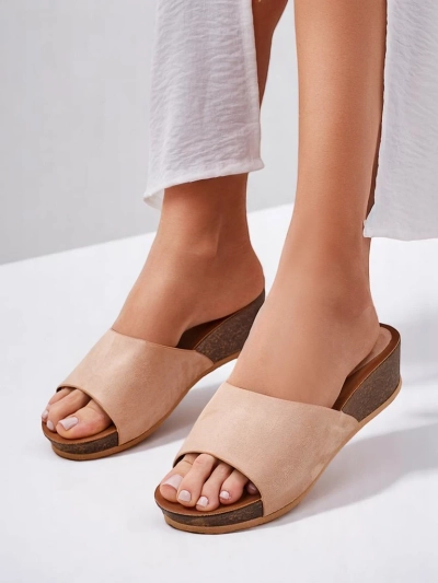 Обувки Royalfashion сандали за жени на ниска платформа Maderas