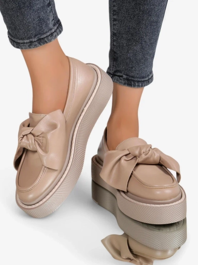 Royalfashion Елегантни дамски мокасини с панделка Ortto