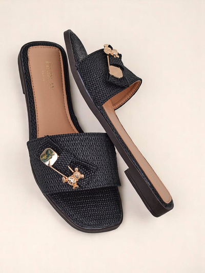 Royalfashion Дамски джапанки от слама Сандали Aurelia